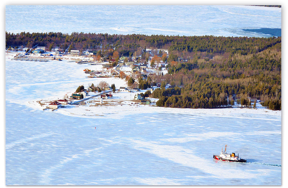 The Biscayne Bay approaching Whiskey Point Lighthouse