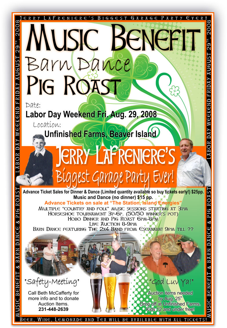 Beaver Island Rural Health Center Benefit Dinner and Mary Blocksma painting commission auction